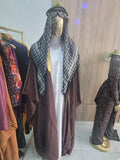 Full set Arabian bisht Exquisite Jalabia and head accessories