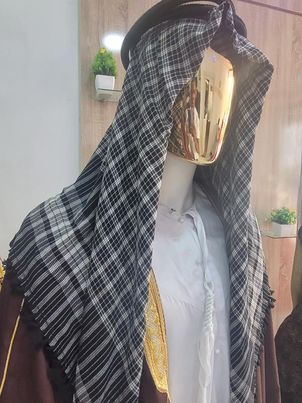 Full set Arabian bisht Exquisite Jalabia and head accessories