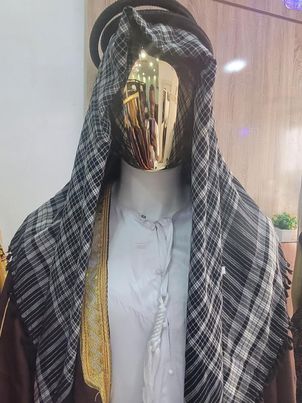 Full set Arabian bisht Exquisite Jalabia and head accessories