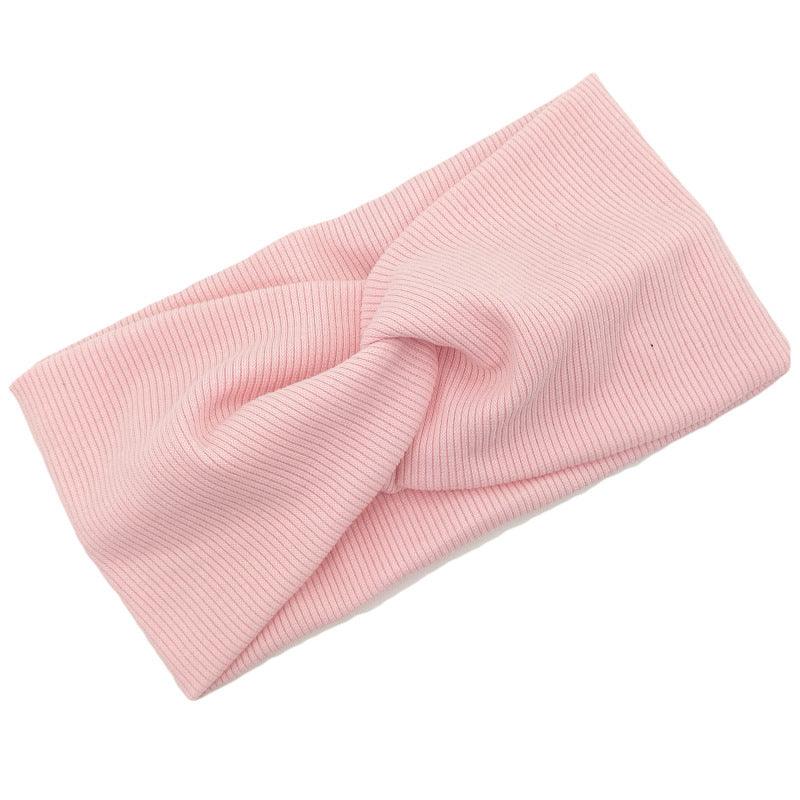 Threaded cotton cross hair band - melvincucci