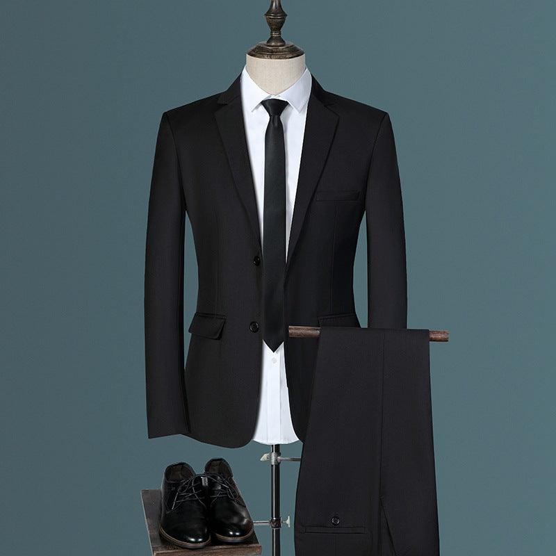 Men's Three Piece Korean Style Slim Casual Suit - melvincucci