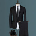 Men's Three Piece Korean Style Slim Casual Suit - melvincucci