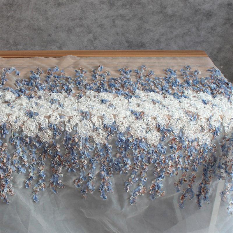 Mesh Embroidery Wedding Background Is Better Than Water Soluble Lace Fabric - melvincucci