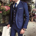 Men's One Button Three Piece Formal Suit - melvincucci