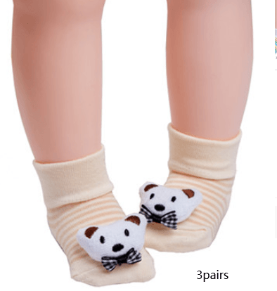 Cute Baby Animal Doll Baby Three-dimensional Socks - melvincucci