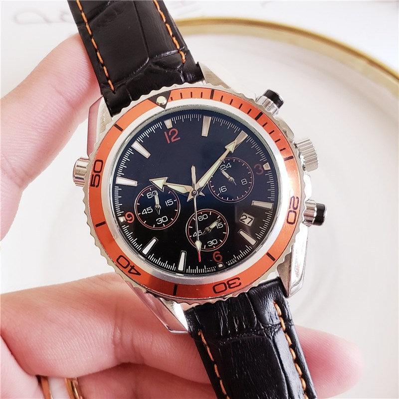 Full-featured black casual watch - melvincucci
