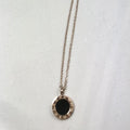 Roman Pattern Black Shell Pendant - melvincucci