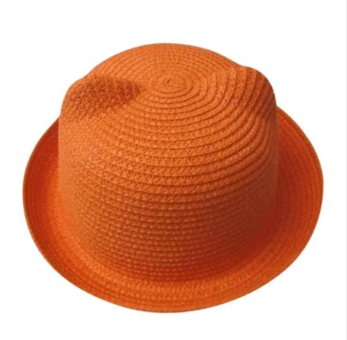 Summer hat Korean cute cat ears straw hat sun hat sun hat - melvincucci