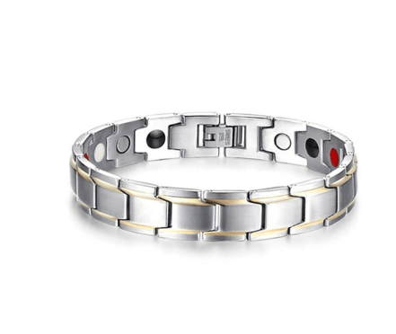 Health Energy 4 IN 1 Bracelet Magnetic Titanium Bio Energy Bracelet For Men Arthritis Twisted Healthy Magnetic Bracelet - melvincucci