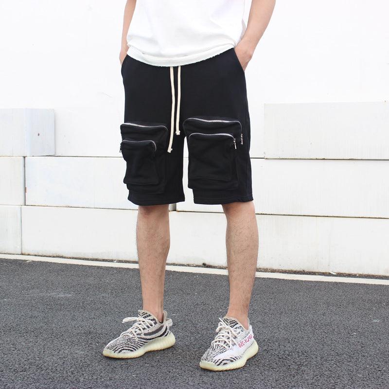 11 BYBB'S DARK Tactical Zipper Pockets Cargo Shorts Men 2021 Streetwear Functional Washed Short Pants Summer Joggers Men Shorts - melvincucci