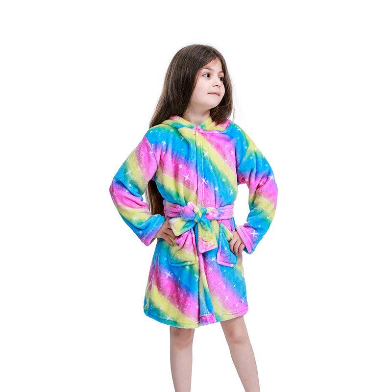 Animal hooded children's home wear - melvincucci