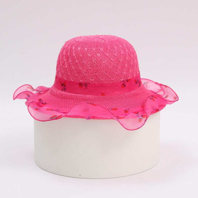 Princess straw hat kids sun hat - melvincucci