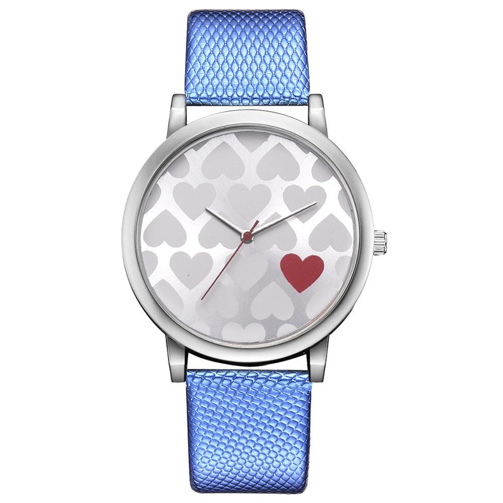 PU leather alloy bracelet watch - melvincucci