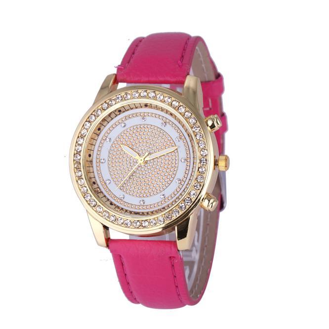 New Women Bracelet Wristwatch ladies Crystal Geneva Watches Fashion Stainless Steel Quartz Wristwatches - melvincucci