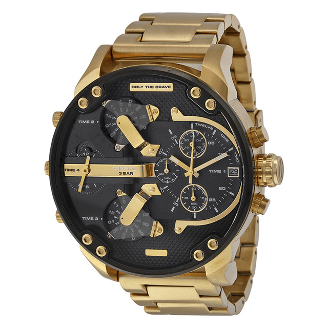 Individual large dial men's quartz steel band - melvincucci