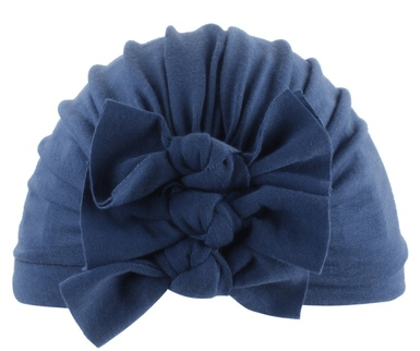 Pleated bowknot baby hat - melvincucci