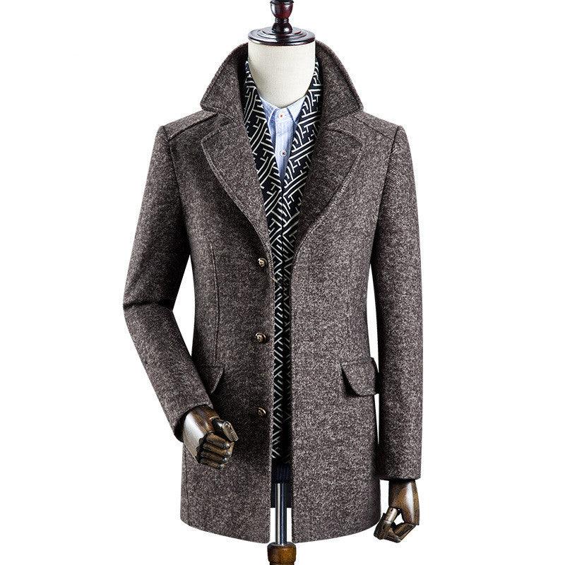 Men's woolen coat - melvincucci