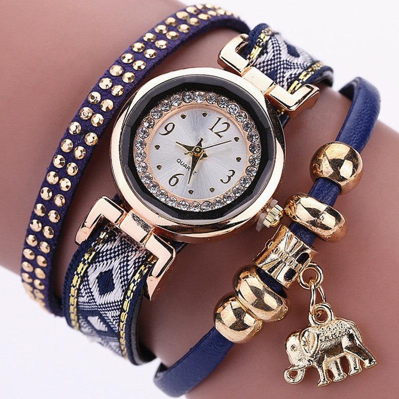 Bohemian Elephant Pendant Ladies Watch - melvincucci