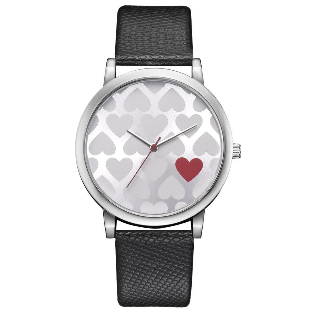 PU leather alloy bracelet watch - melvincucci