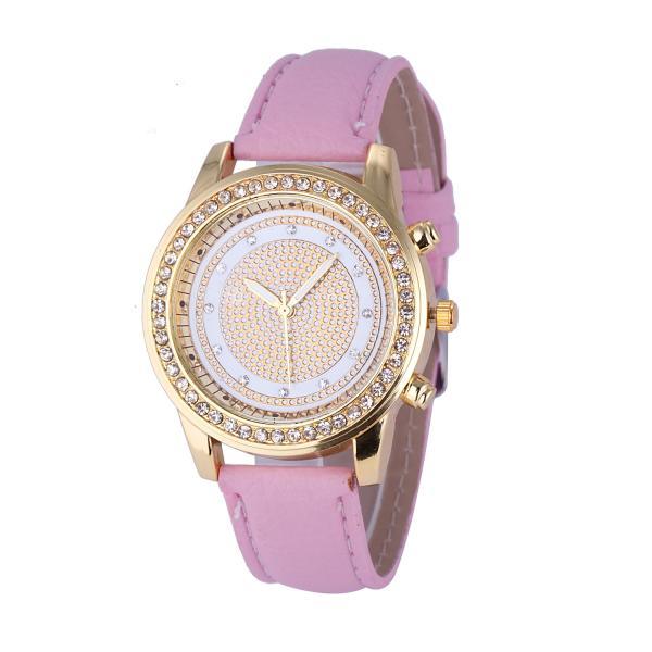 New Women Bracelet Wristwatch ladies Crystal Geneva Watches Fashion Stainless Steel Quartz Wristwatches - melvincucci