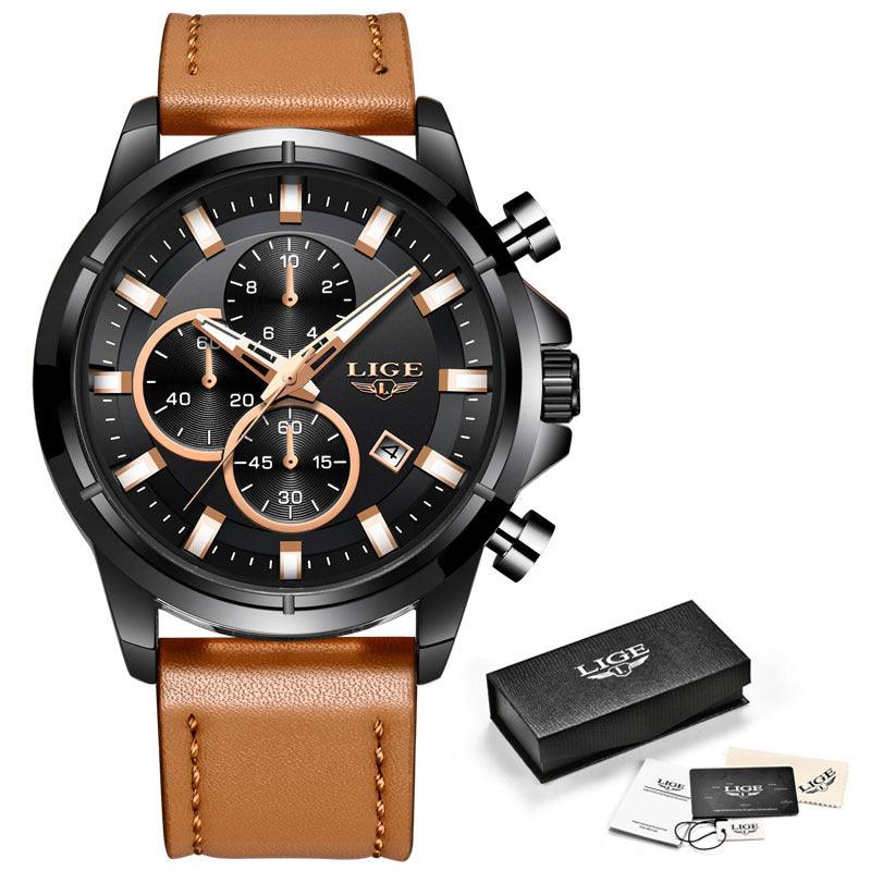 Men's Waterproof Timing Belt Sports Quartz Watch - melvincucci
