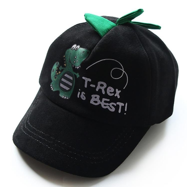 ''T-REX IS BEST'' DINOSAUR KIDS HATS - melvincucci