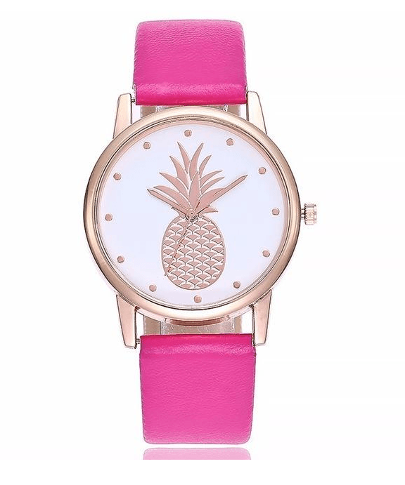 Belt watch Korean version of the watch Personality pineapple pattern simple quartz watch - melvincucci