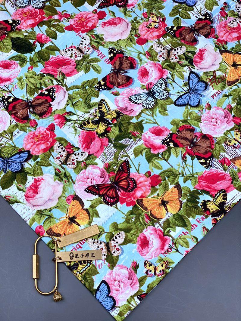 Pure Cotton DIY Printed Cotton Patchwork Bag Fabric - melvincucci