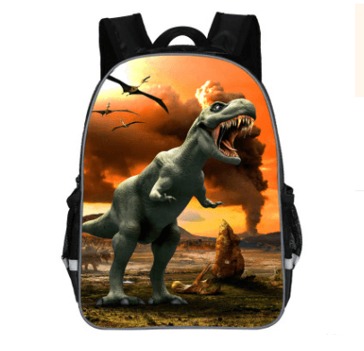 Dinosaur Children's Schoolbags Shoulder 3D Kindergarten Taipan Backpack Pupils 1-6 Years Boys 2-12 Years Ultralight - melvincucci
