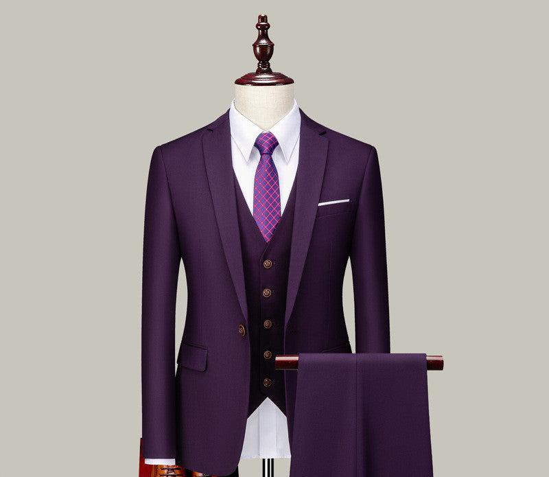 Men's Three-piece Suits For Groomsmen - melvincucci