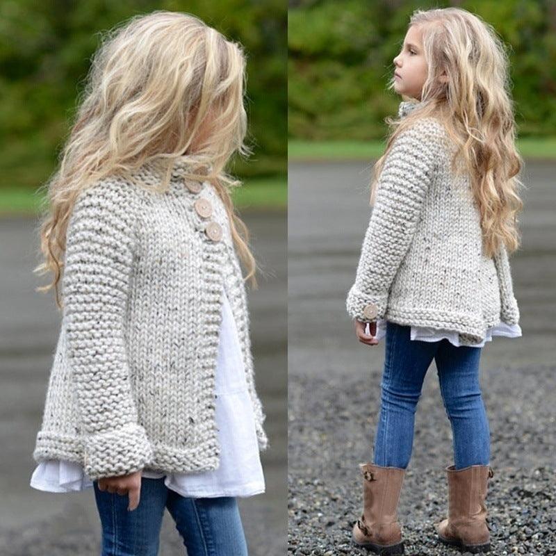 Girls cardigan sweater coat - melvincucci