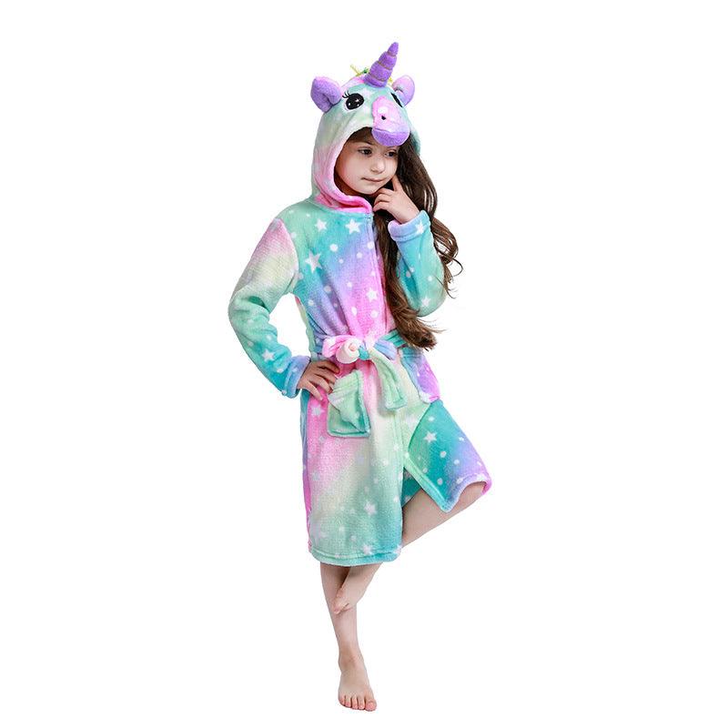 Animal hooded children's home wear - melvincucci