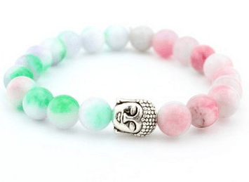 AliExpress explosions Europe and the United States fashion lava rock natural stone Buddha head Golden Buddha men and women bracelet wholesale - melvincucci