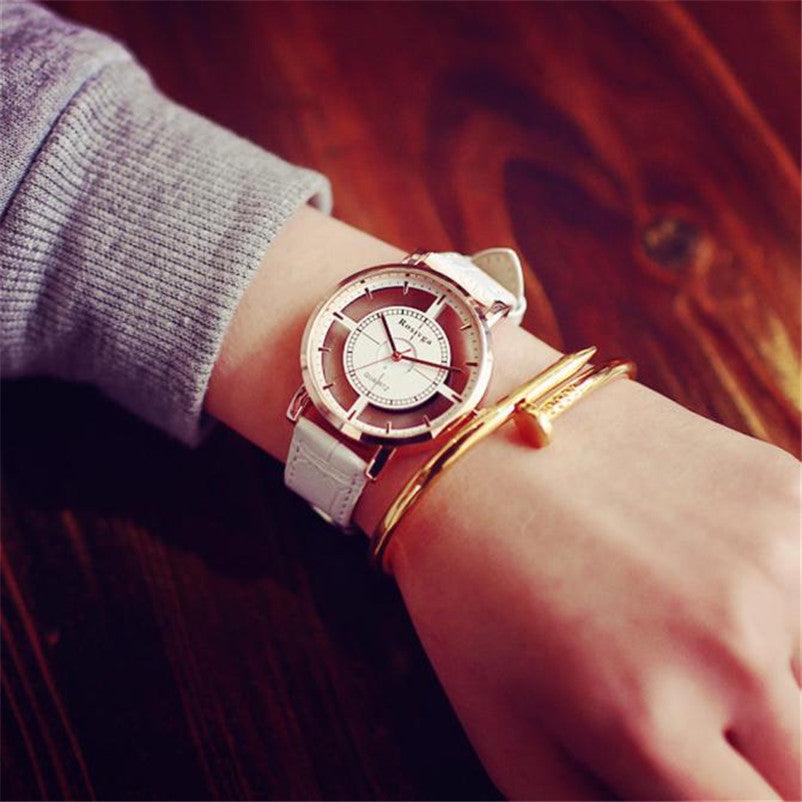 Double-sided hollow quartz watch - melvincucci