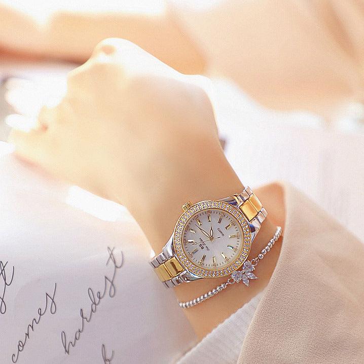 High-end linked watch bs full diamond female watch - melvincucci