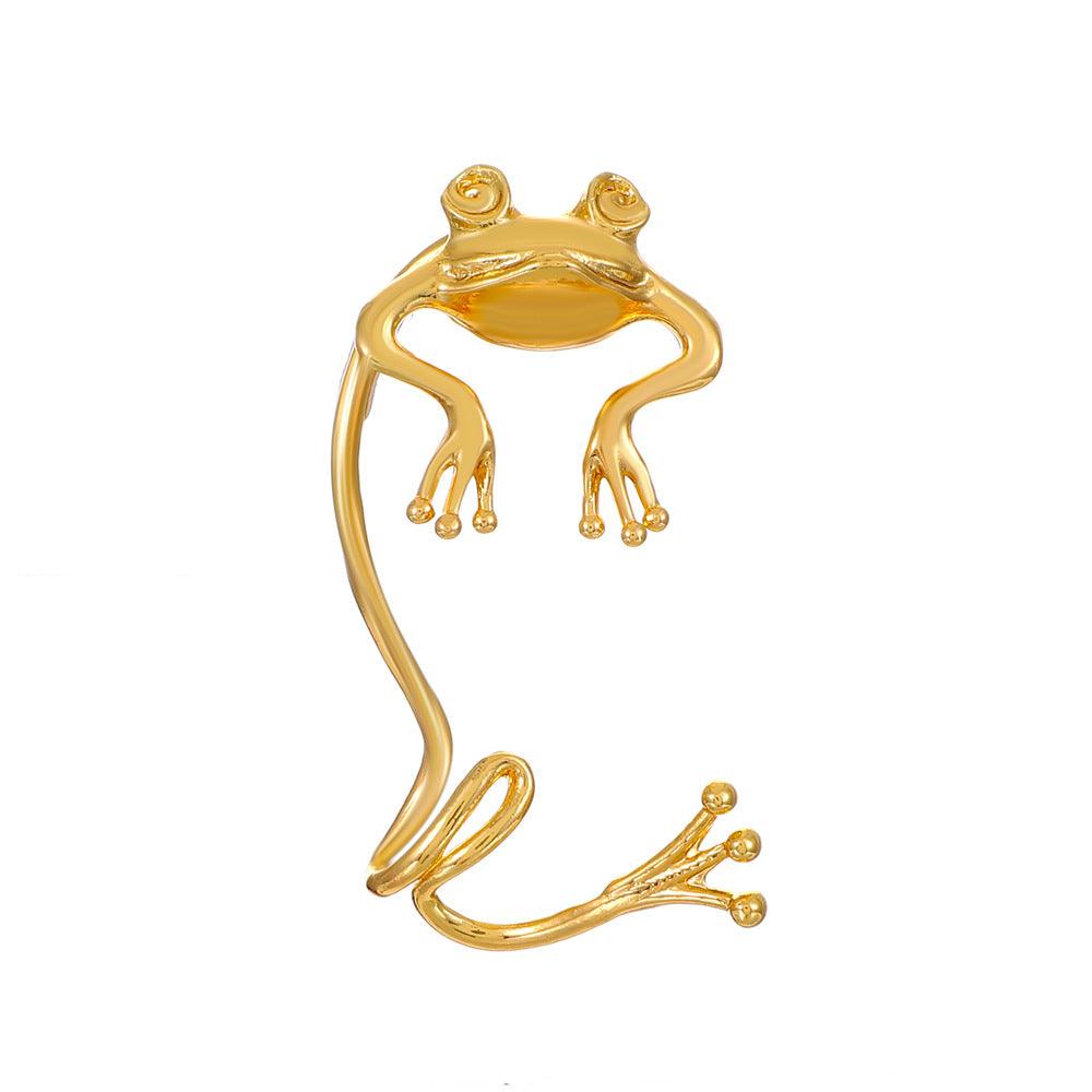Fashion Metal Frog Without Hole Ear Clip - melvincucci