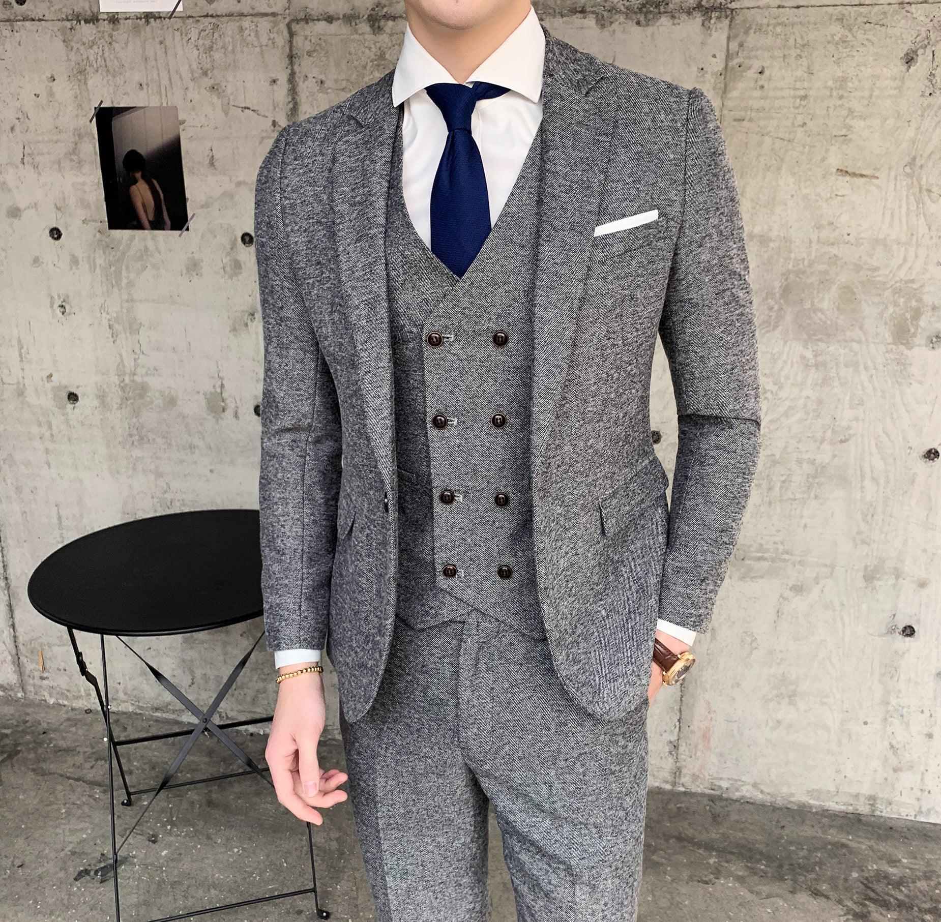 Three-piece suit for men - melvincucci