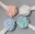 Baby hair band 2021 new Korean Korean Handmade flower children with baby hair wholesale - melvincucci