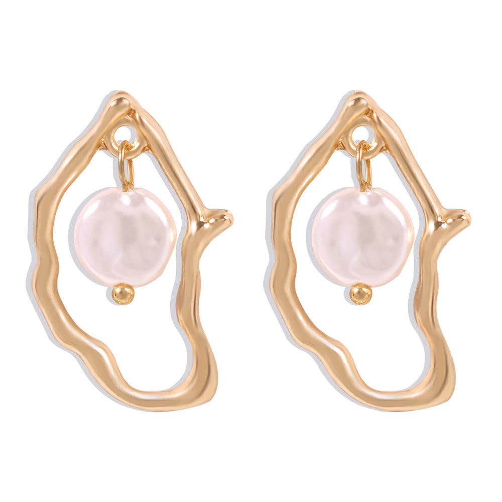 Irregular Pearl Earrings - melvincucci