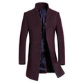 Men's woolen coat for fall and winter - melvincucci
