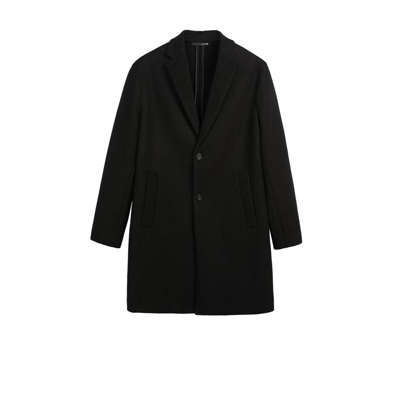 Men's Comfortable-fit Fabric Woolen Coat Jacket - melvincucci