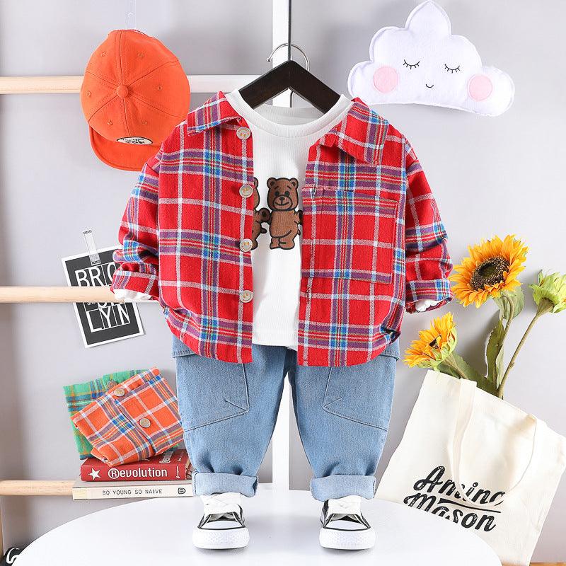 Baby Korean three-piece suit - melvincucci