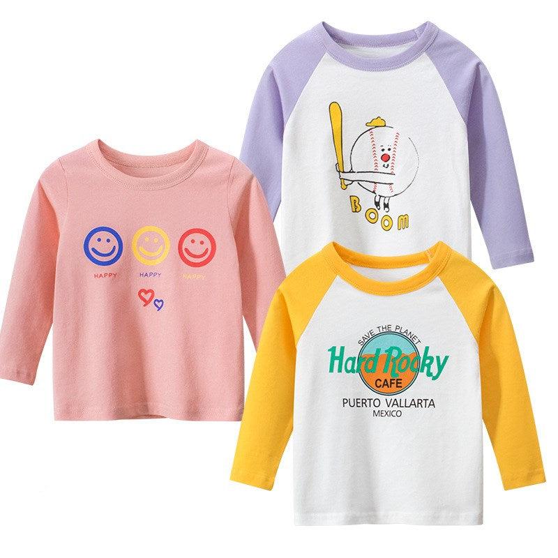 Girls Korean Long Sleeve T-shirt Baby Clothes - melvincucci