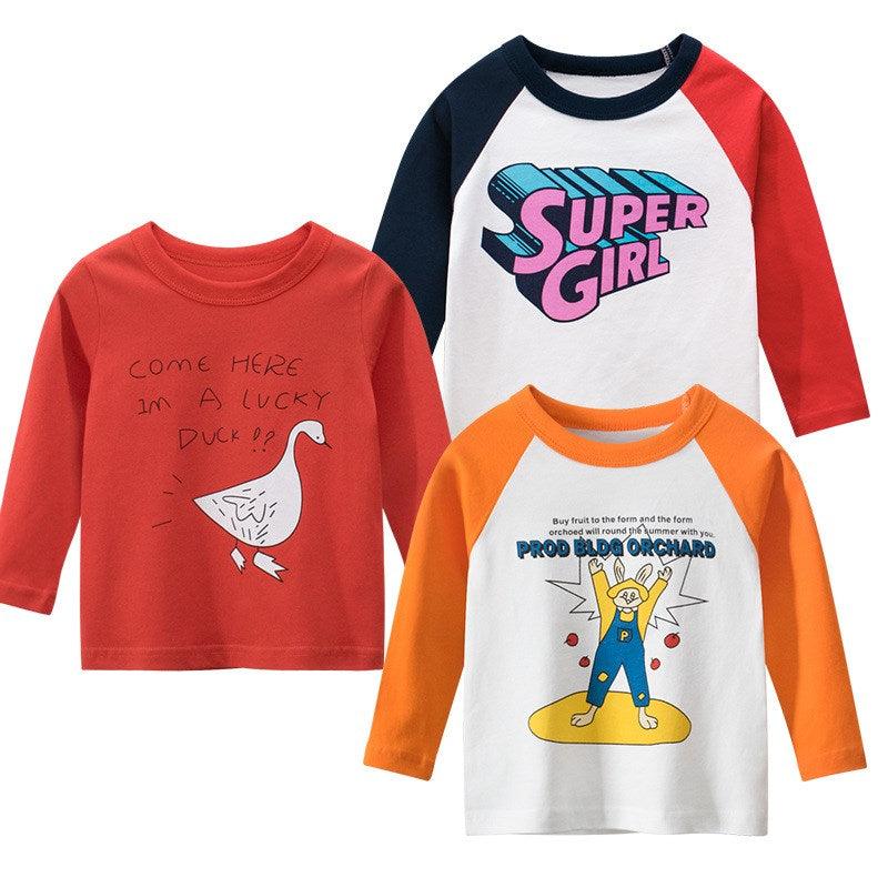 Girls Korean Long Sleeve T-shirt Baby Clothes - melvincucci