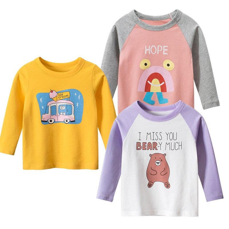 Girls Korean Long Sleeve T-shirt Baby Clothes - melvincucci