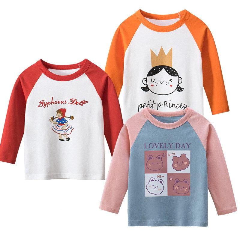 Girls Korean Long Sleeve T-shirt Baby Clothes - melvincucci