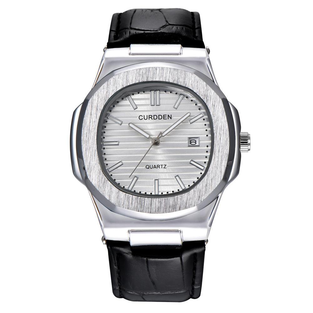 Watch Men's Belt Calendar Quartz Watch - melvincucci