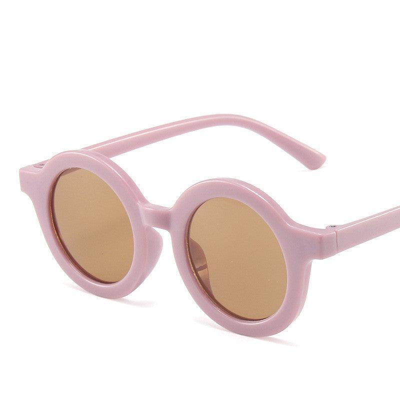 Children's Round Frame Posing Decorative Glasses - melvincucci