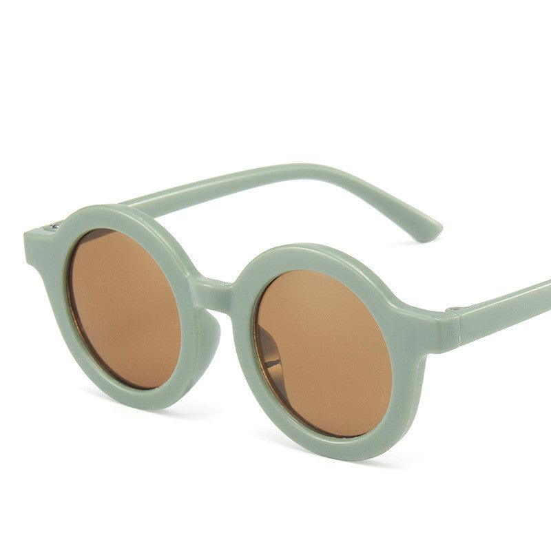 Children's Round Frame Posing Decorative Glasses - melvincucci
