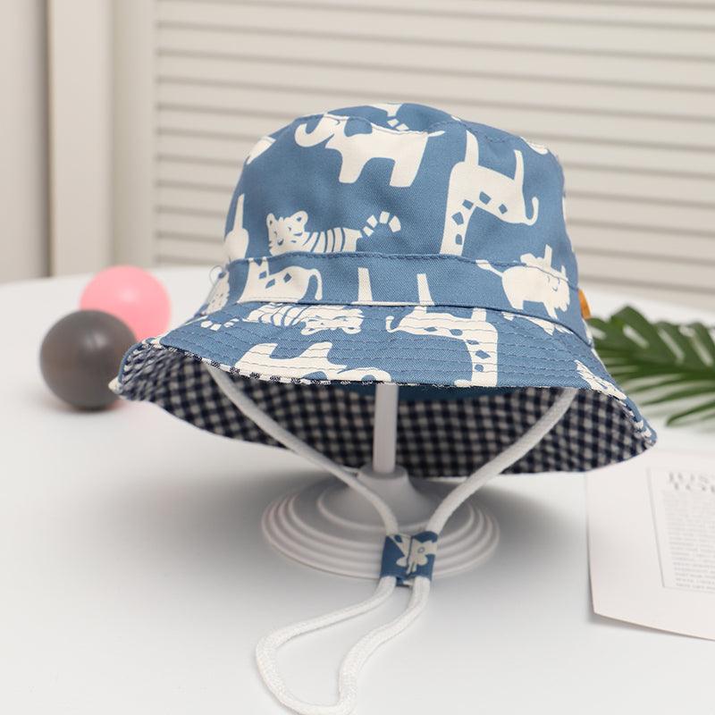 Children's Fisherman Hat Printed Basin Hat For Boys And Girls - melvincucci